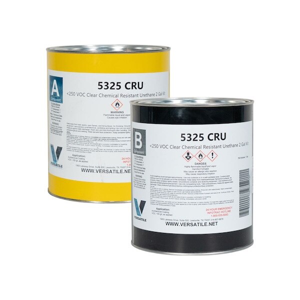 5325 Chemical-Resistant Urethane (CRU) Floor Coating buckets